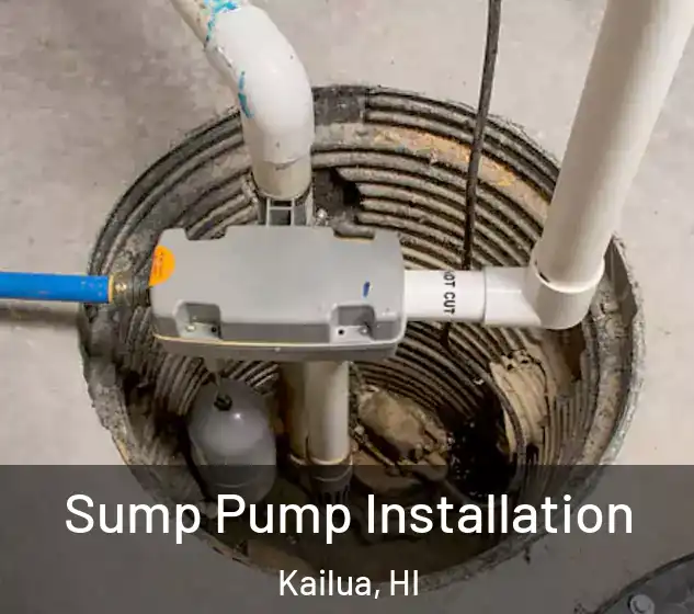  Sump Pump Installation Kailua, HI
